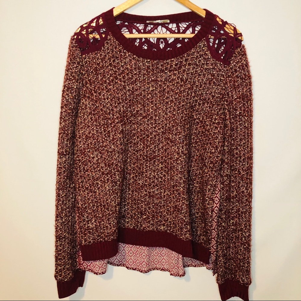 Miss Me Sweater Blouse Women’s Size Large
